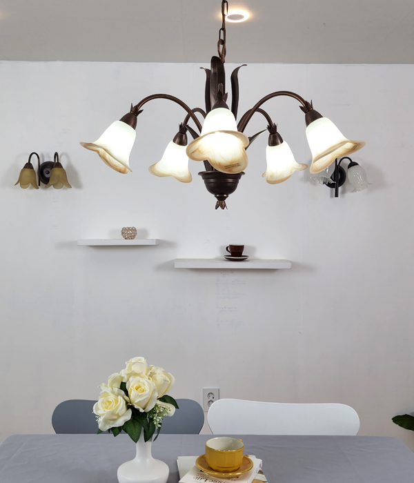 로라엠 5등 식탁조명 LED식탁등 식탁등인테리어